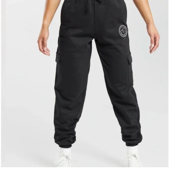 Gymshark Pants - Gymshark Legacy Black Cargo Joggers